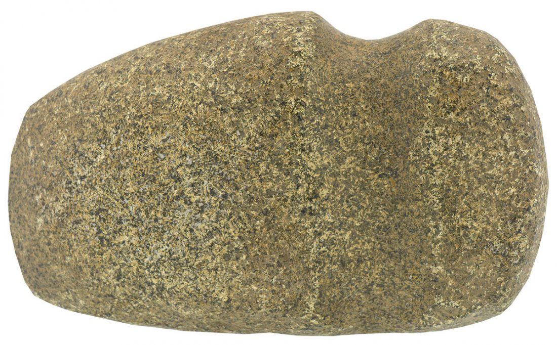 6 1/2" 3/4 Groove Axe.  Hancock Co, IN.  Brown speckled (1 of 2)