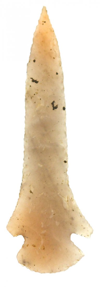 1 9/16" Agee.  Found by Glen Kizzia at the Kidd Site. (1 of 4)