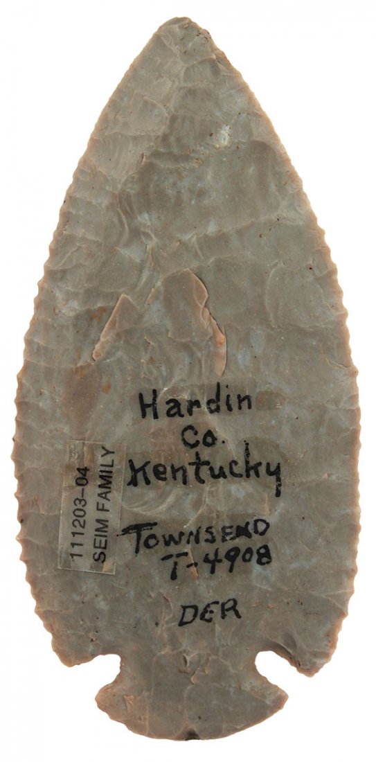 4 1/4" Hornstone Dovetail.  Hardin Co, KY.  Ex-Earl (1 of 2)