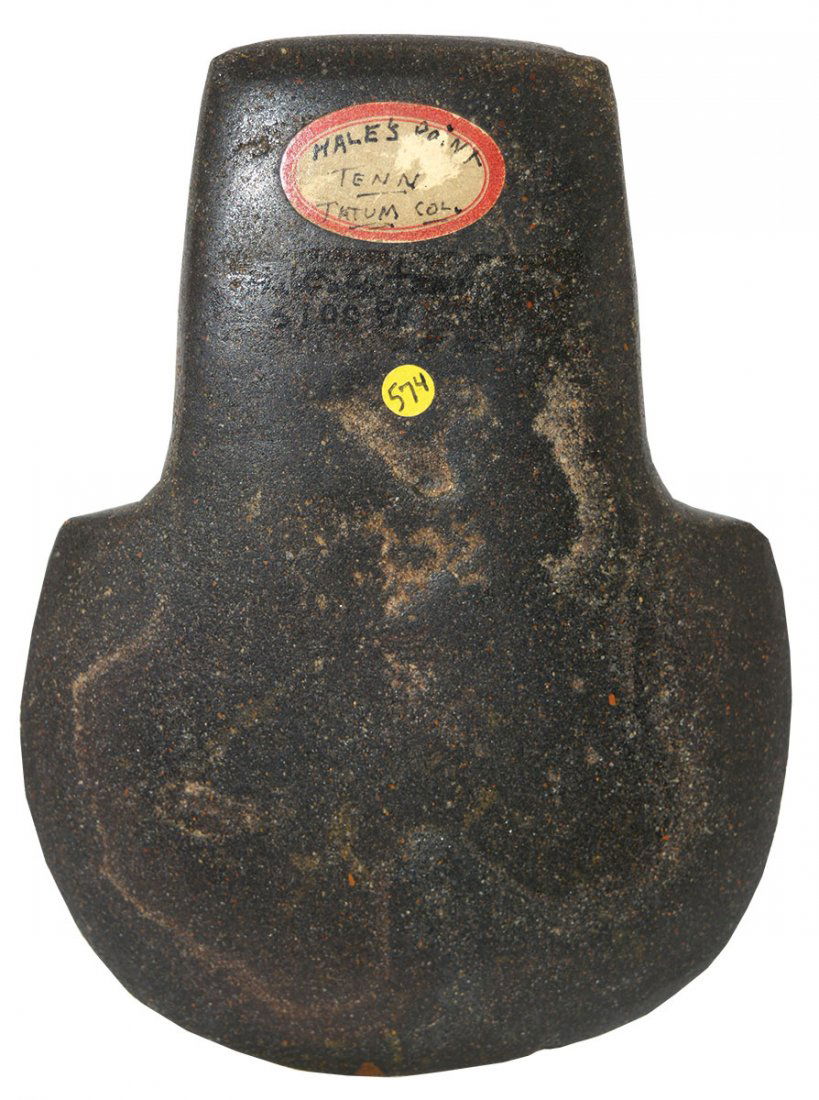 5 1/8" H. Hardstone Spatulate.  Lauderdale Co, TN (1 of 2)