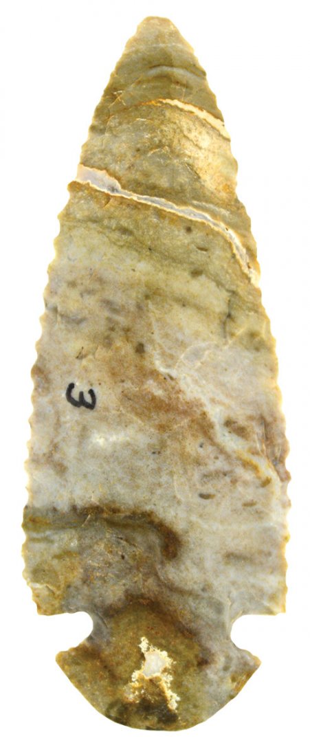 3 1/8" Dovetail.  Cumberland Co, KY.  Colorful.  FB (1 of 3)