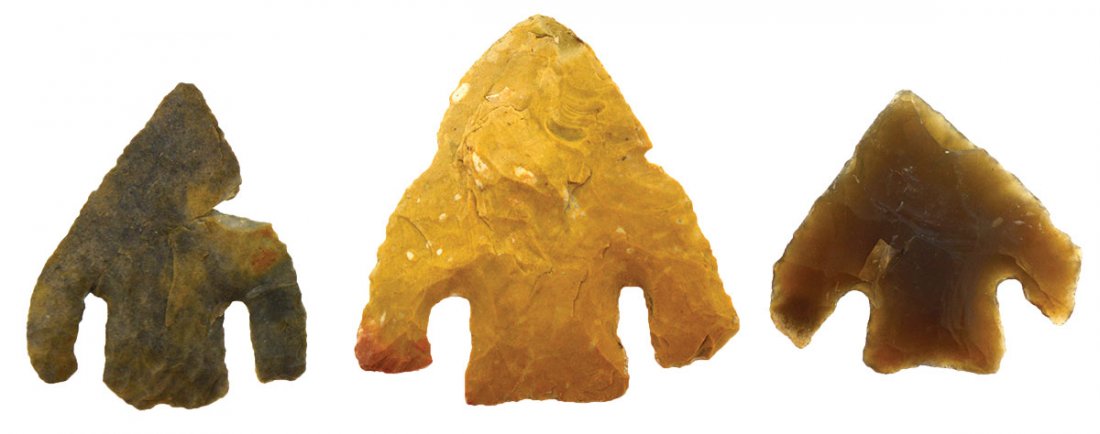 Three Andice Points (1 1/2"-2").  Texas.  Nice (1 of 3)