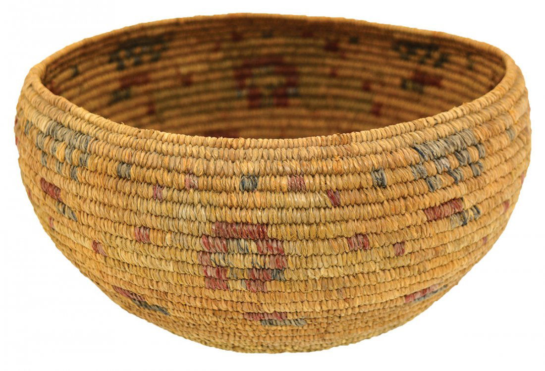 7 3/8" Native American Mission  Basket.  Flawless (1 of 4)