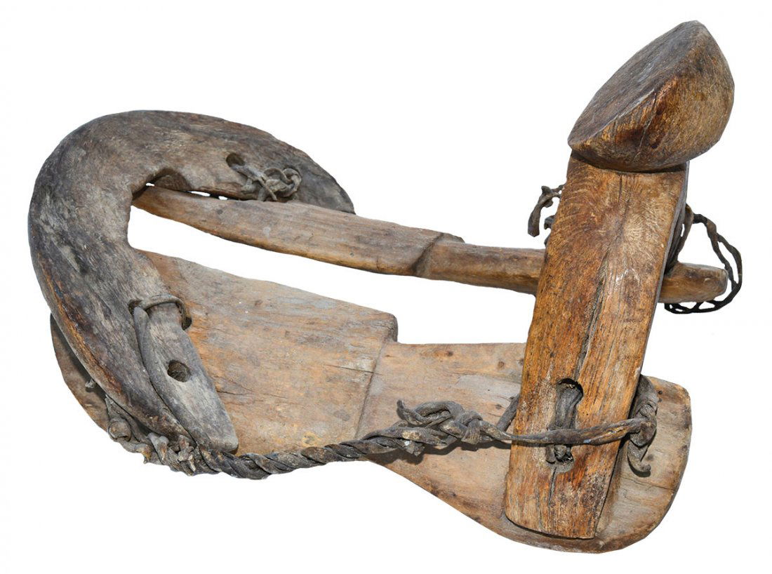 18" Wooden Saddle Frame.  Good condition.  This Saddle (1 of 1)