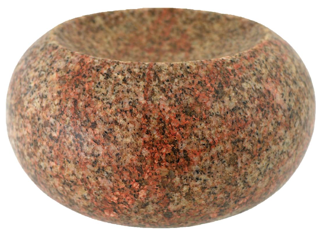 4 15/16" Jersey Bluff Discoidal.  IL.  Granite.  G10 (1 of 5)
