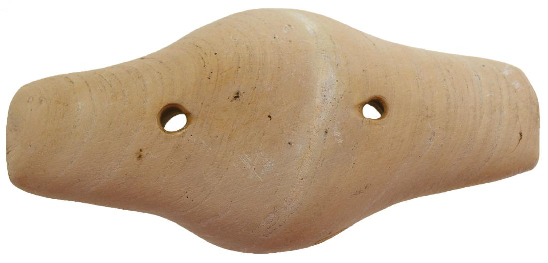 4 3/16" Expanded Center Gorget.  Pike Co, OH. (1 of 3)