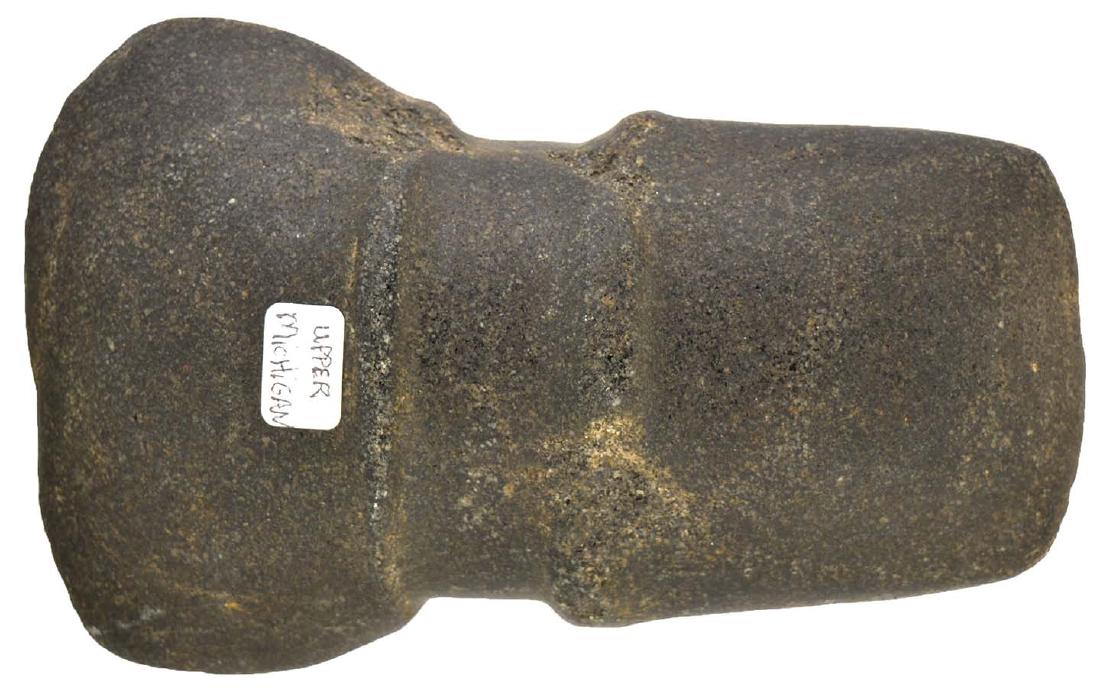 6 9/16" Raised Ridge Axe.  Upper MI.  Unusual shape (1 of 3)