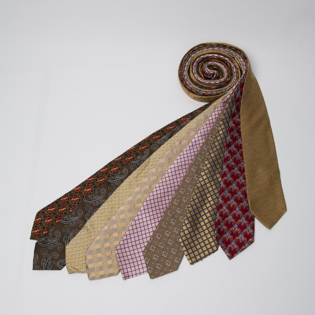LOT OF NINE MEN'S DESIGNER TIES (1 of 4)