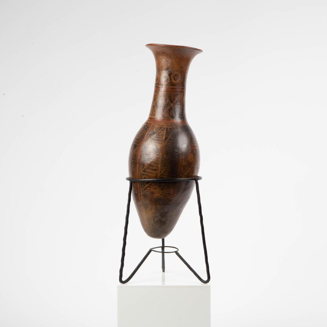 A NARINO CULTURE POLYCHROME BULLET AMPHORA (1 of 7)