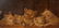 Antique Piglets Oil on Canvas