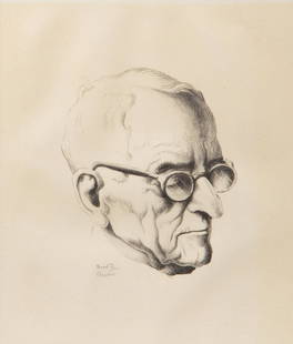 Thomas Hart Benton 'Mr. President' Signed Lithograph: Thomas Hart Benton (American, 1889-1975) Mr. President, 1971 Lithograph on paper 14" x 12" (sight) Edition of 150 "Shortly after I finished painting the mural in the Truman Library at