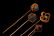 Group of 12 Gold and Gemstone Stick Pins, 10K & 14K - 3