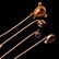 Group of 12 Gold and Gemstone Stick Pins, 10K & 14K - 5