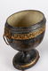 19th c. English Regency Tole Chestnut Urns, Pair - 10