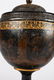 19th c. English Regency Tole Chestnut Urns, Pair - 6