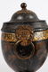19th c. English Regency Tole Chestnut Urns, Pair - 7