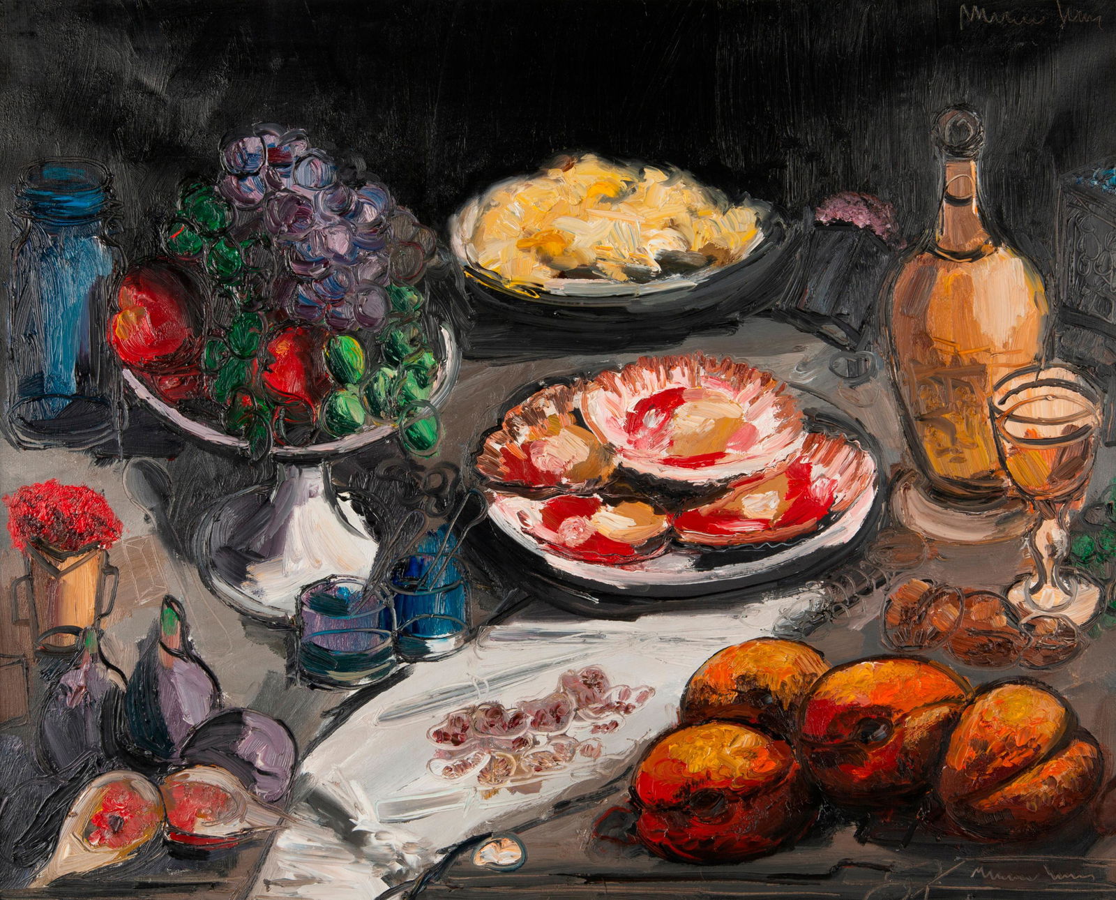 Jose Navarro-Vives (b. 1931) Oil Still Life on Canvas (1 of 12)