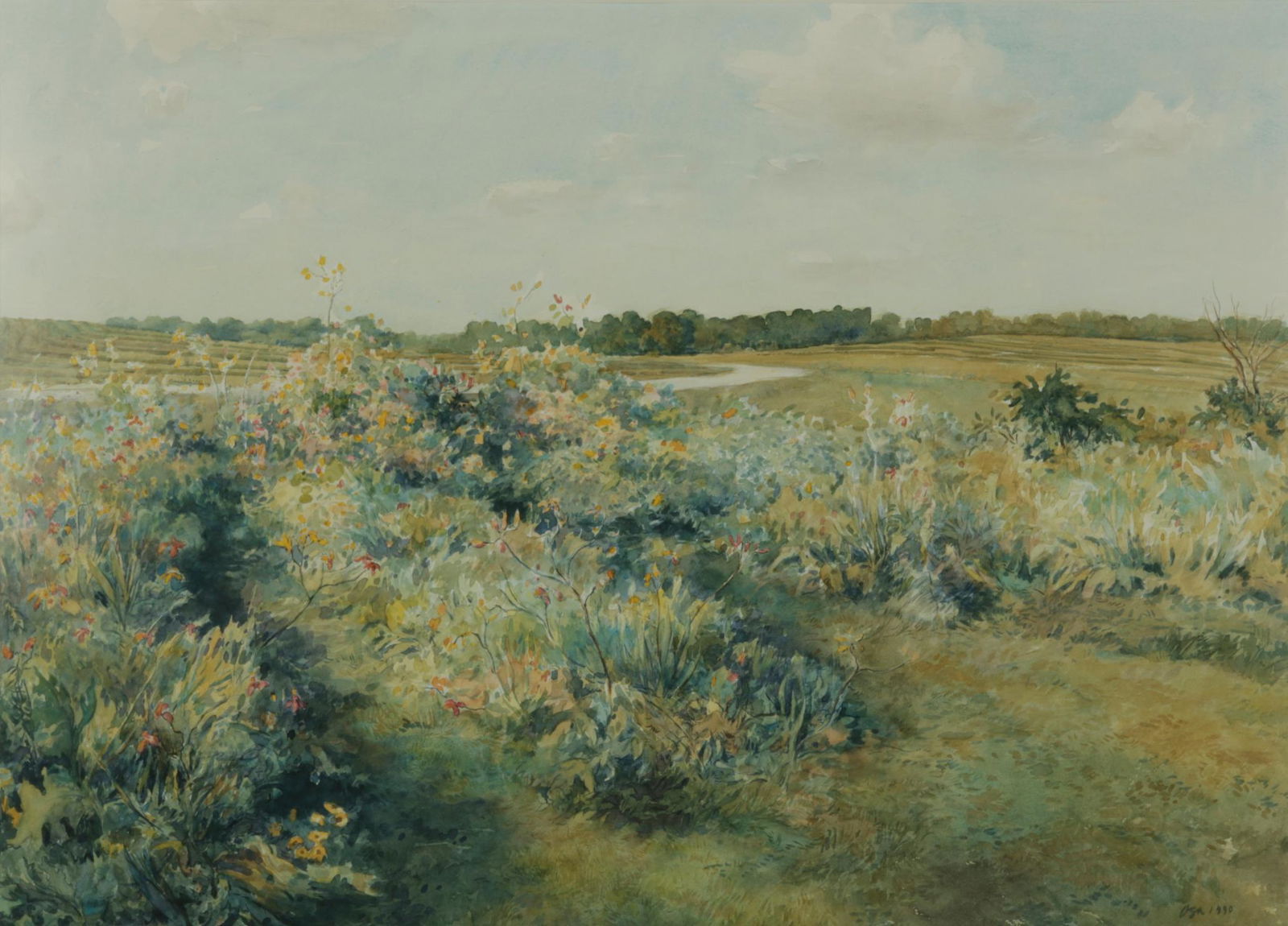 Doug Osa 'May Day' Watercolor (1 of 9)