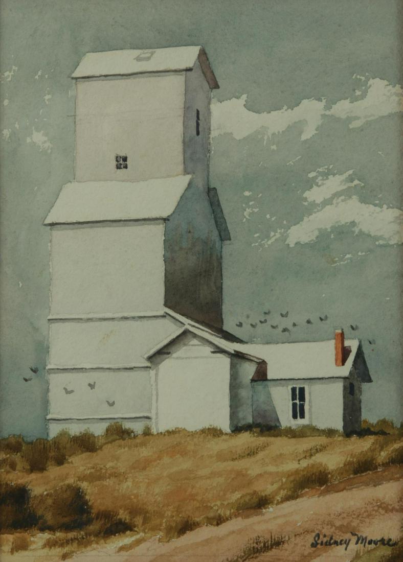 Sidney Moore (1908-1991) Watercolor (1 of 3)