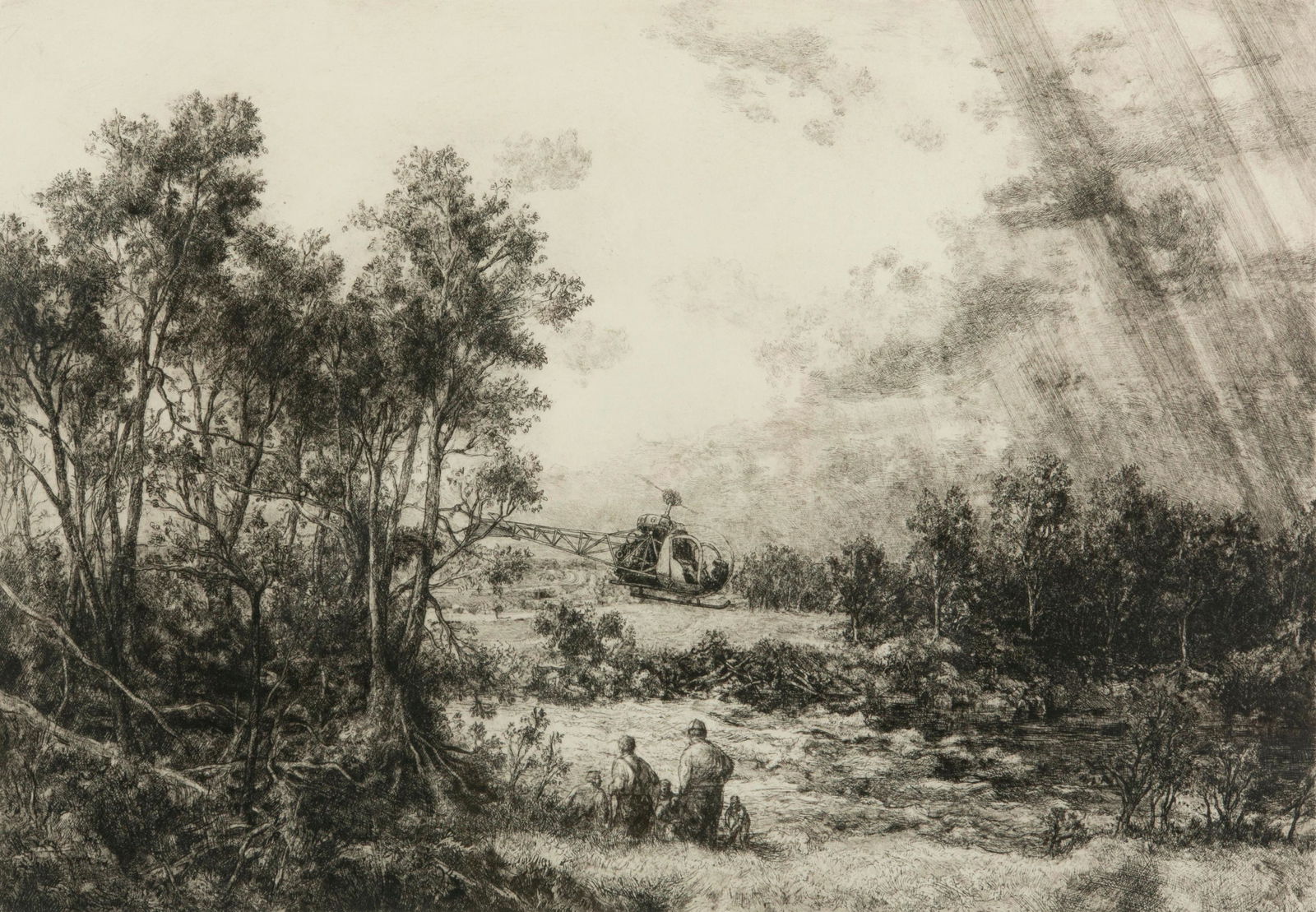 Doug Osa 'Clearing Skies' Etching (1 of 17)