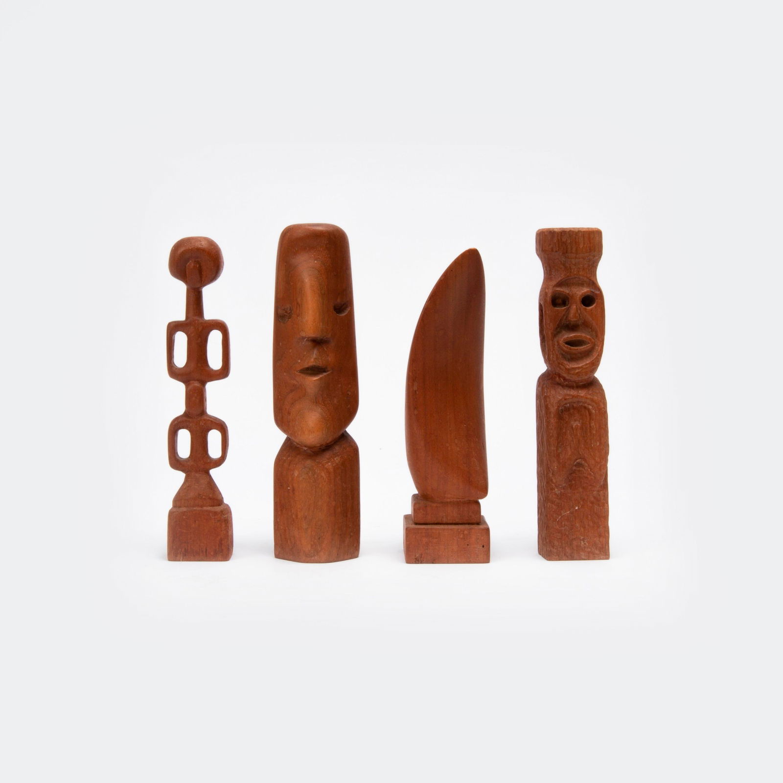 WILFRED ARNOLD / Four Walnut Carvings (1970-1976) (1 of 7)