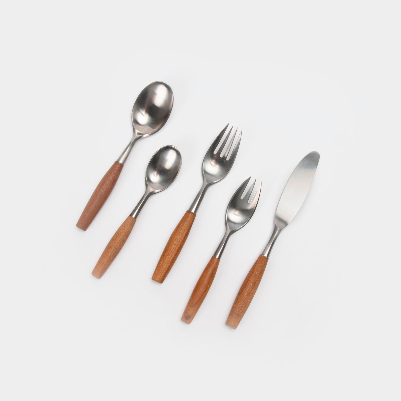JENS QUISTGAARD / Dansk 'Fjord' Flatware (59 Pc.) (1 of 7)