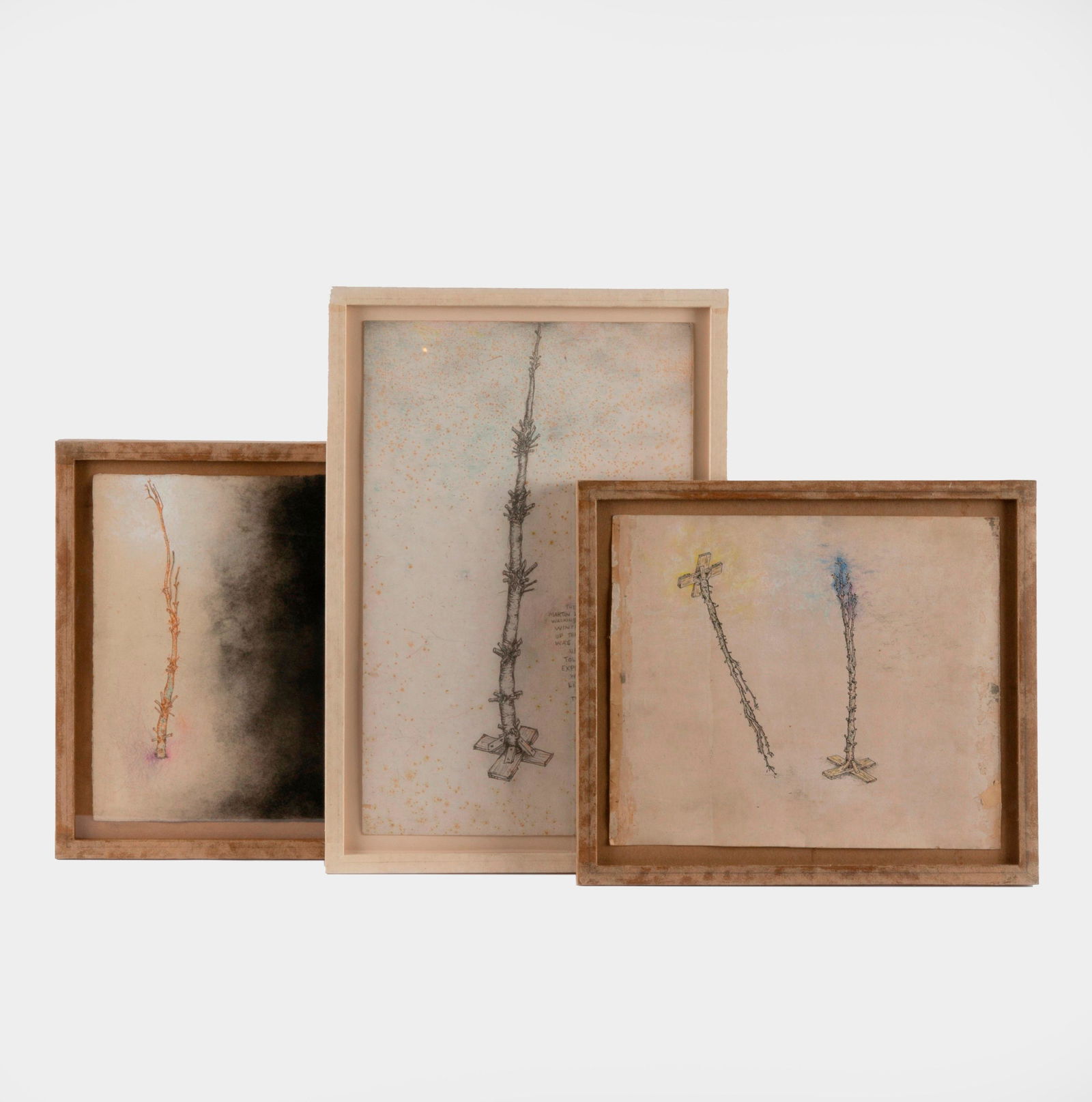 CRAIG BRUNS / Dreamt, Moved, They (Three 1989 Drawings) (1 of 12)