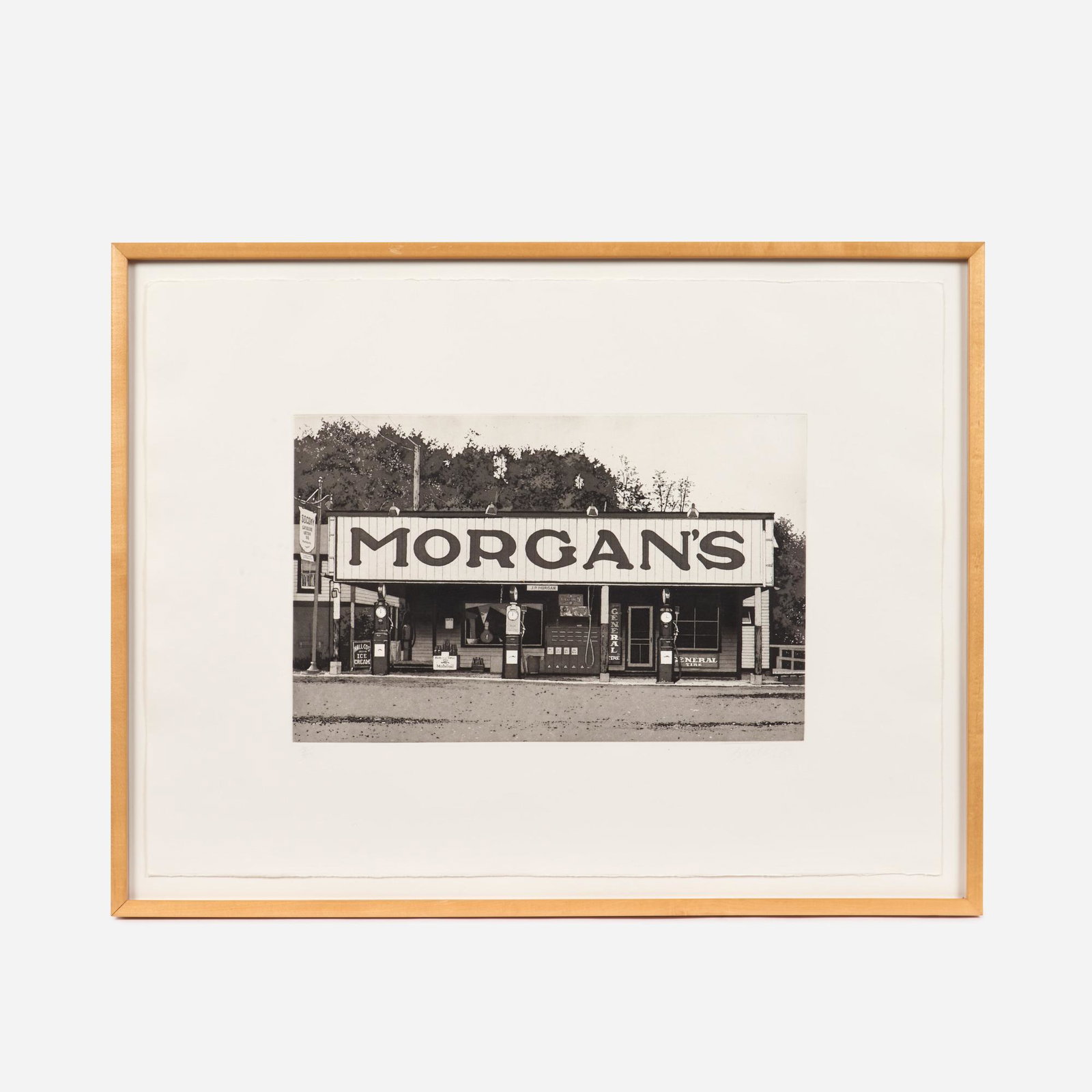 JOHN BAEDER "Morgan's" (1983 Etching) (1 of 11)