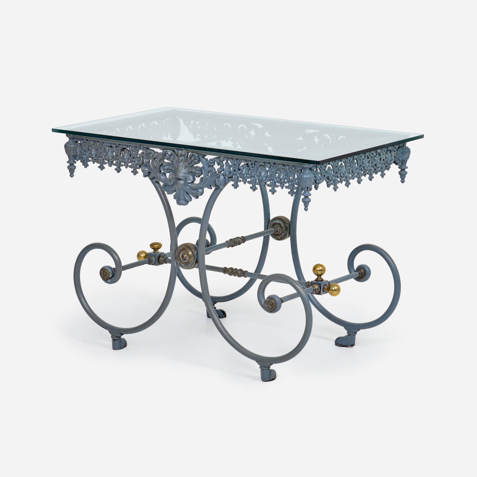 French Cast Iron Pastry Table, 19th c. (1 of 9)