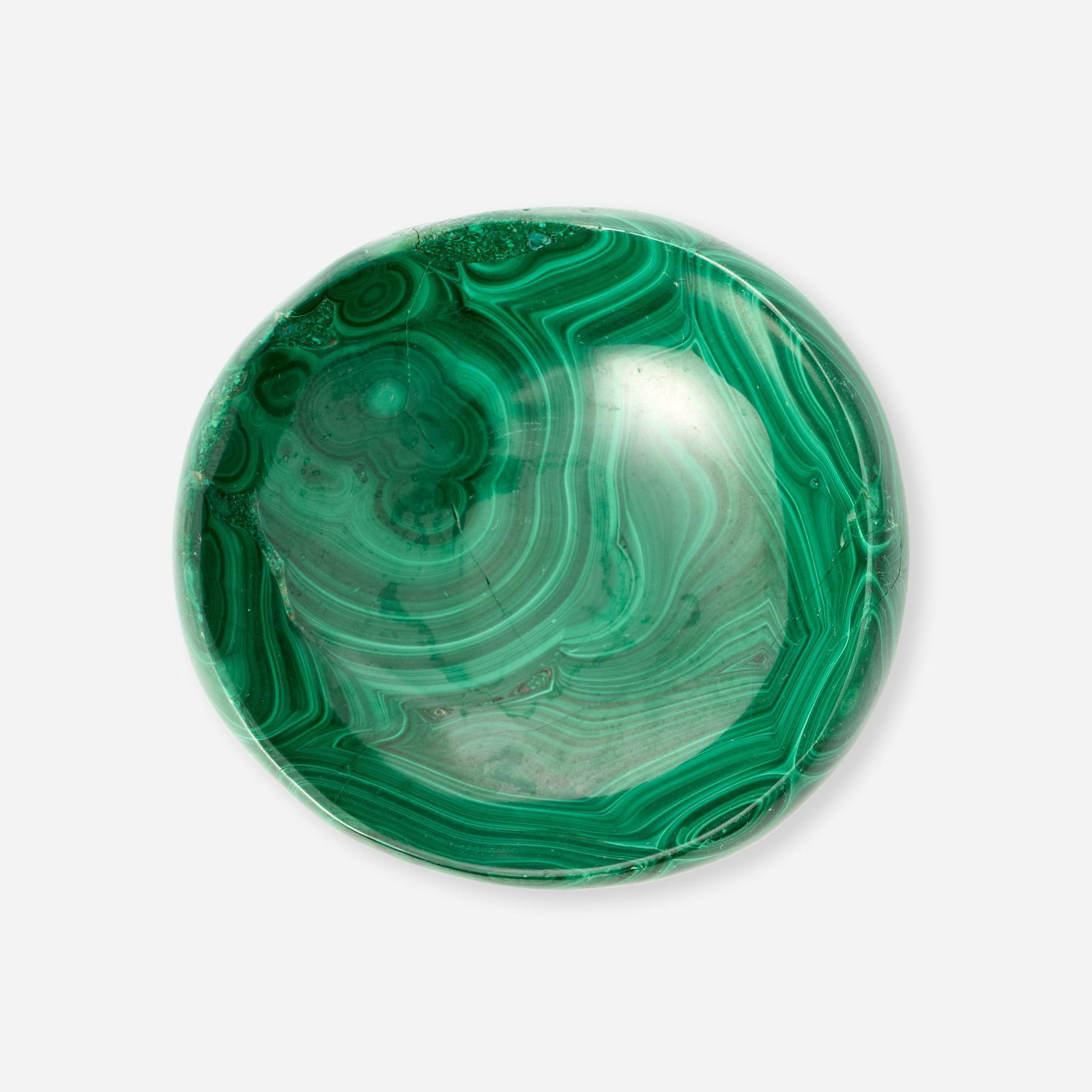 Small Carved Malachite Dish (1 of 7)