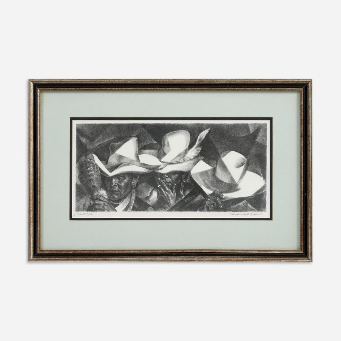 CHARLES BANKS WILSON "White Hats" (1978 Lithograph) (1 of 12)