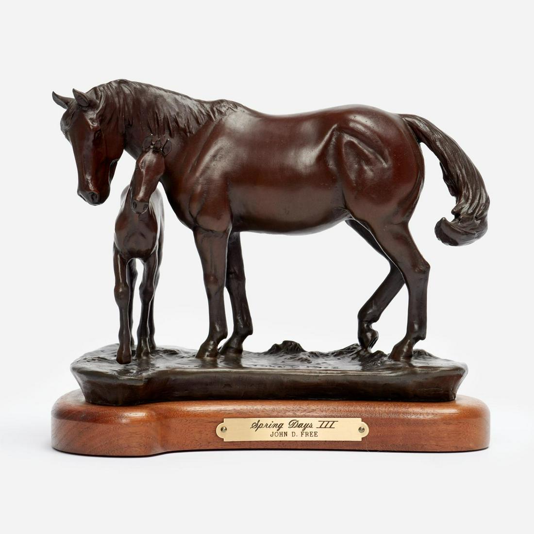 JOHN FREE "Spring Days" (Bronze) (1 of 7)