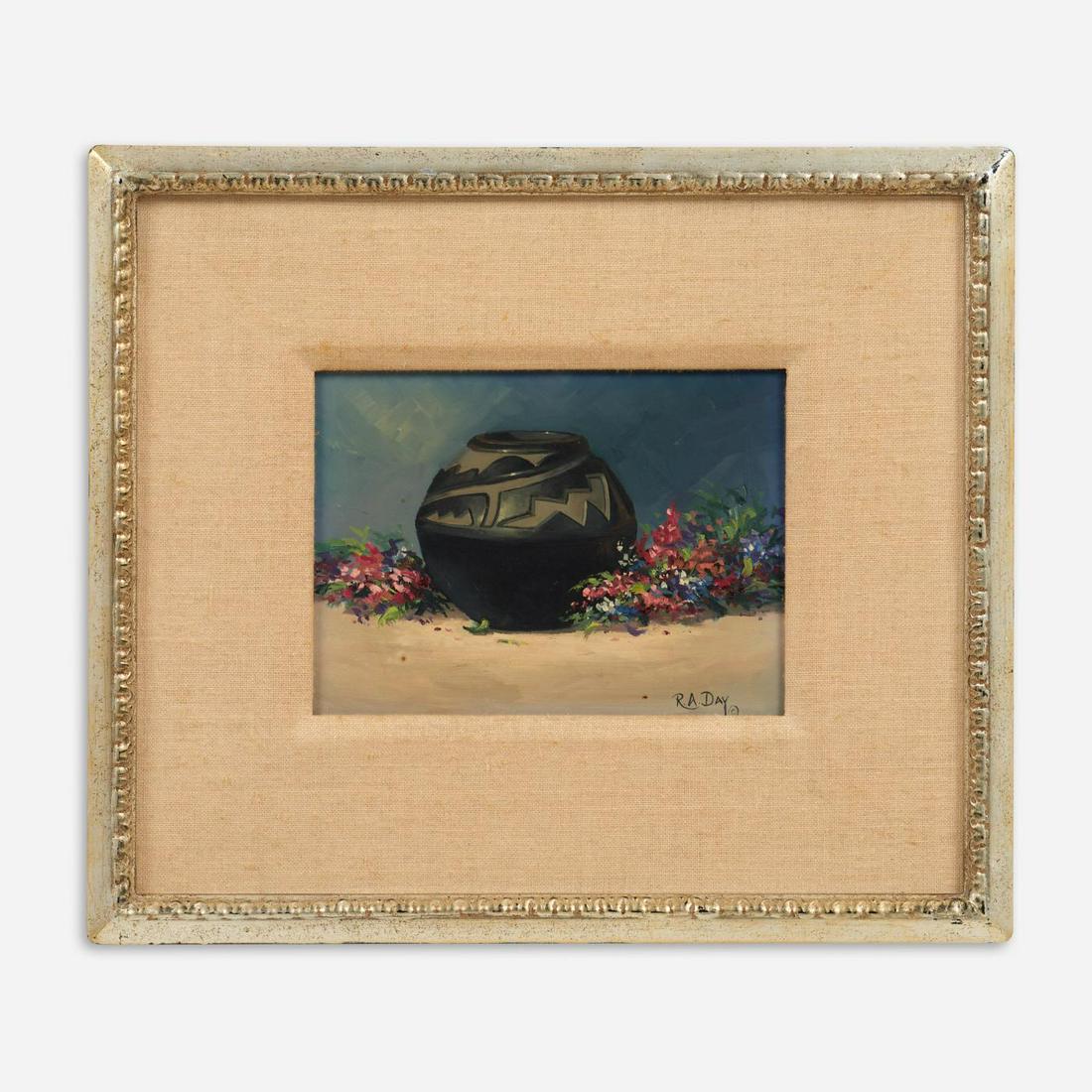 R.A. DAY "Petals and Pottery" (Oil) (1 of 8)
