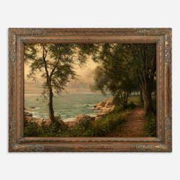 LOUIS ASTON KNIGHT "A Sea Breeze, Indian Neck" (Oil)