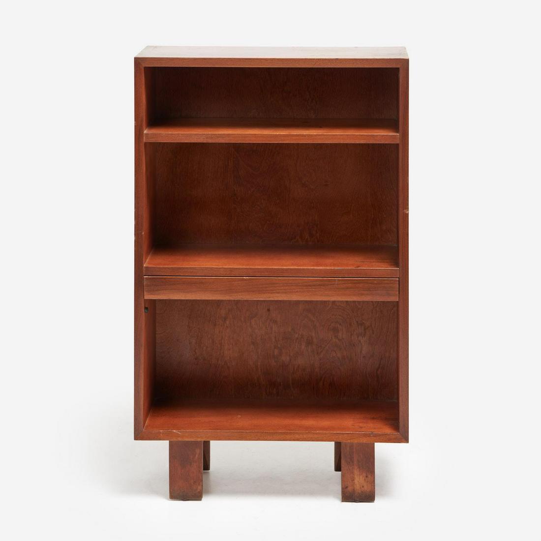 GEORGE NELSON for Herman Miller Walnut Bedside Shelf (1 of 9)
