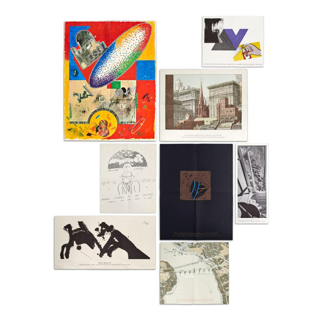 Gallery Announcements (Motherwell, Rauschenberg, etc.) (1 of 11)