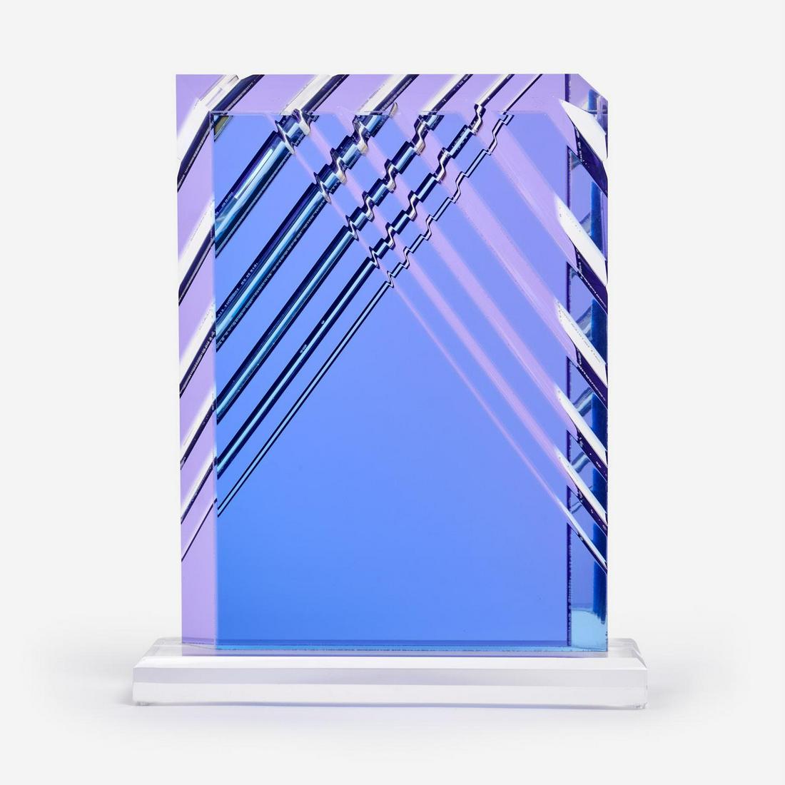 Signed Lucite Monolithic Sculpture (1 of 9)