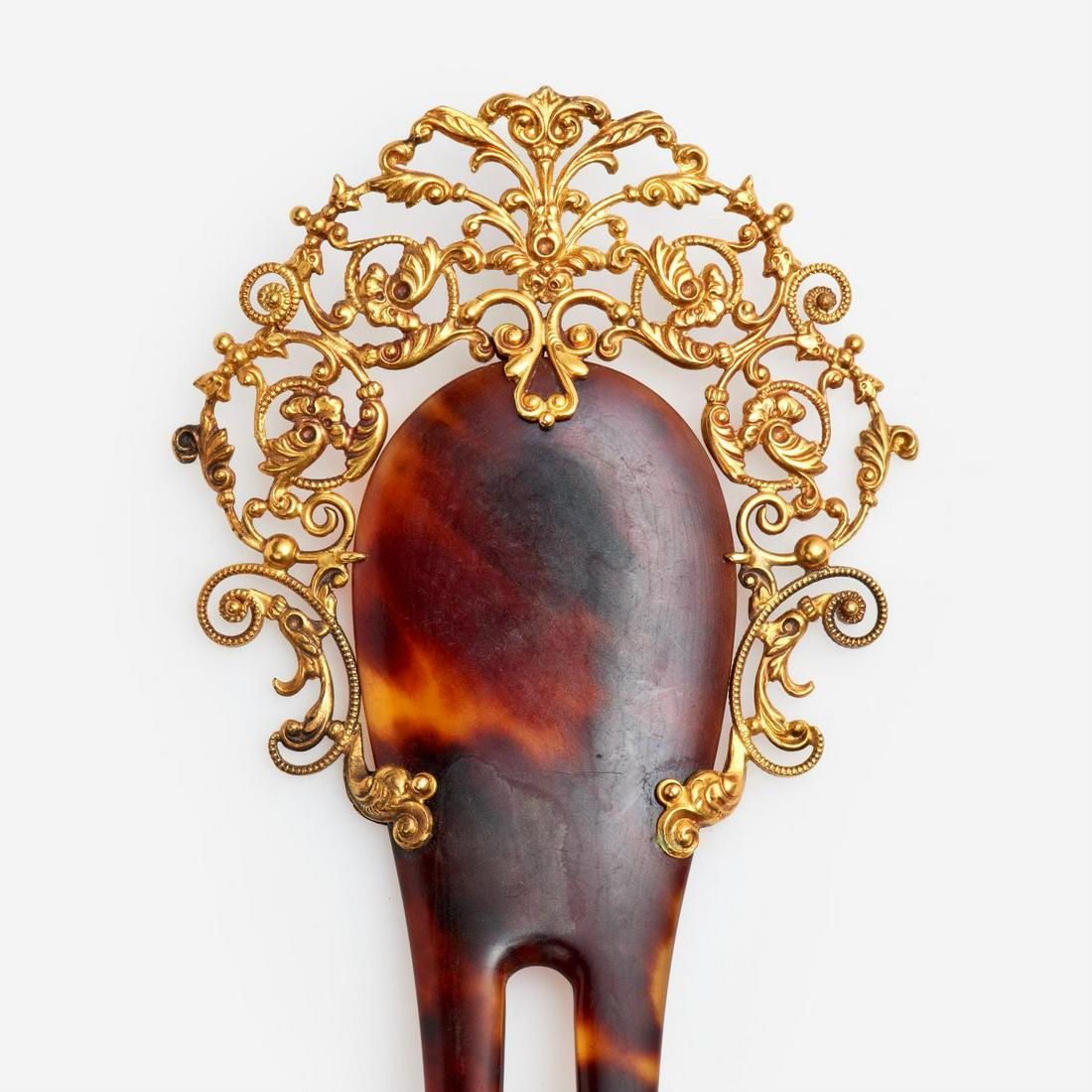 Antique 18k Ornamental Hair Comb (1 of 5)