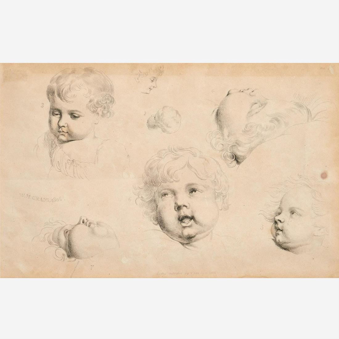 William Marshall Craig, Figure Study (1806 Etching) (1 of 9)