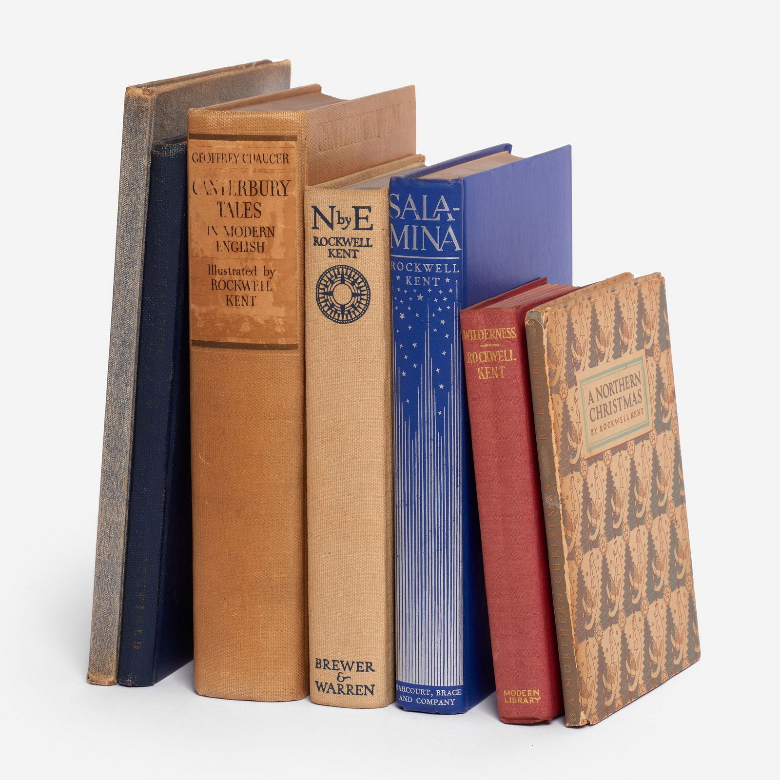 7 Rockwell Kent Books inc. Signed "A Birthday Book" (1 of 12)