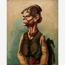 Thomas Hart Benton "Character Study of an Old Woman" Oil (1926)