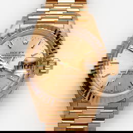 18k Rolex Oyster Perpetual Datejust ladies watch 26mm case + Box