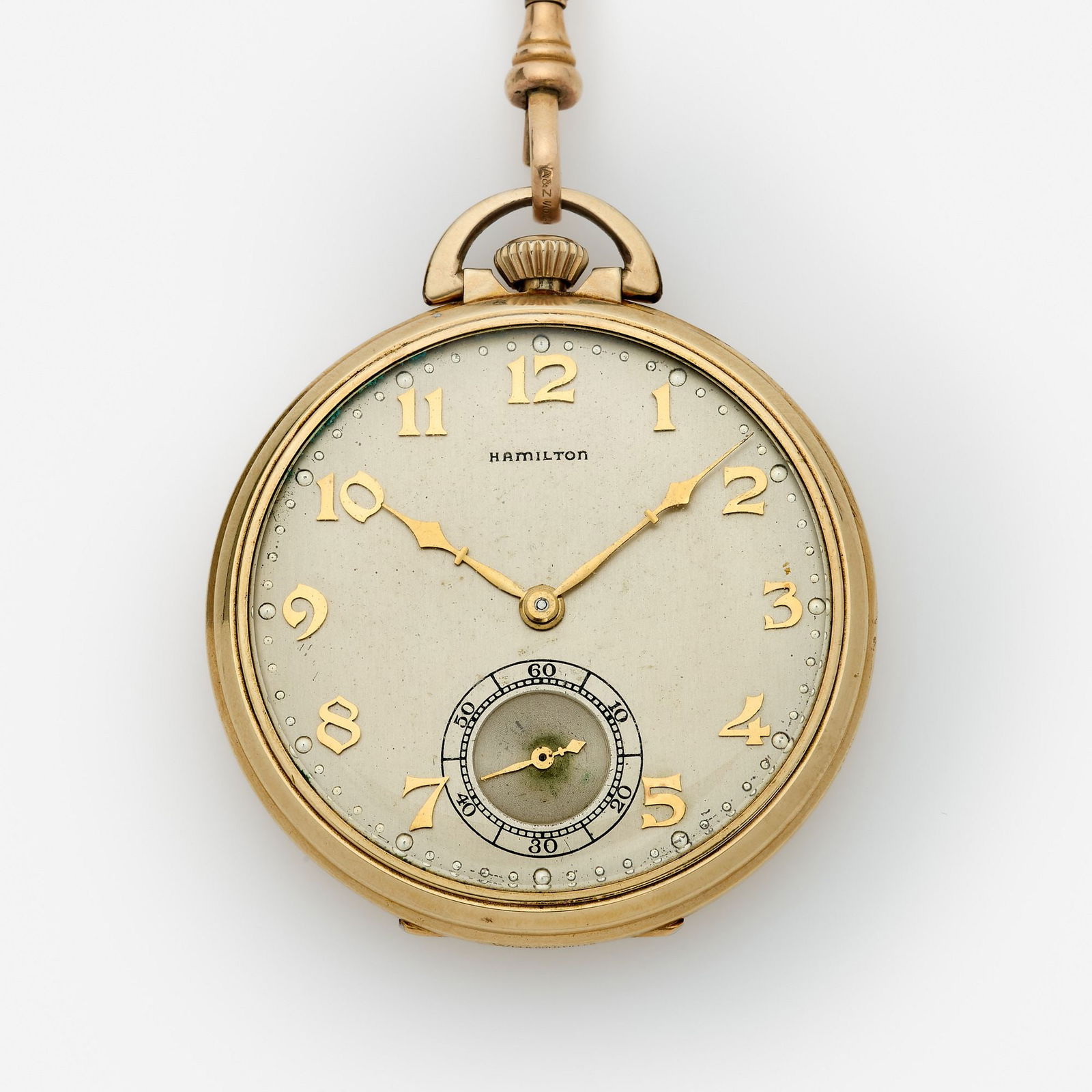 Hamilton Pocket Watch Grade 917 + chain (1 of 7)