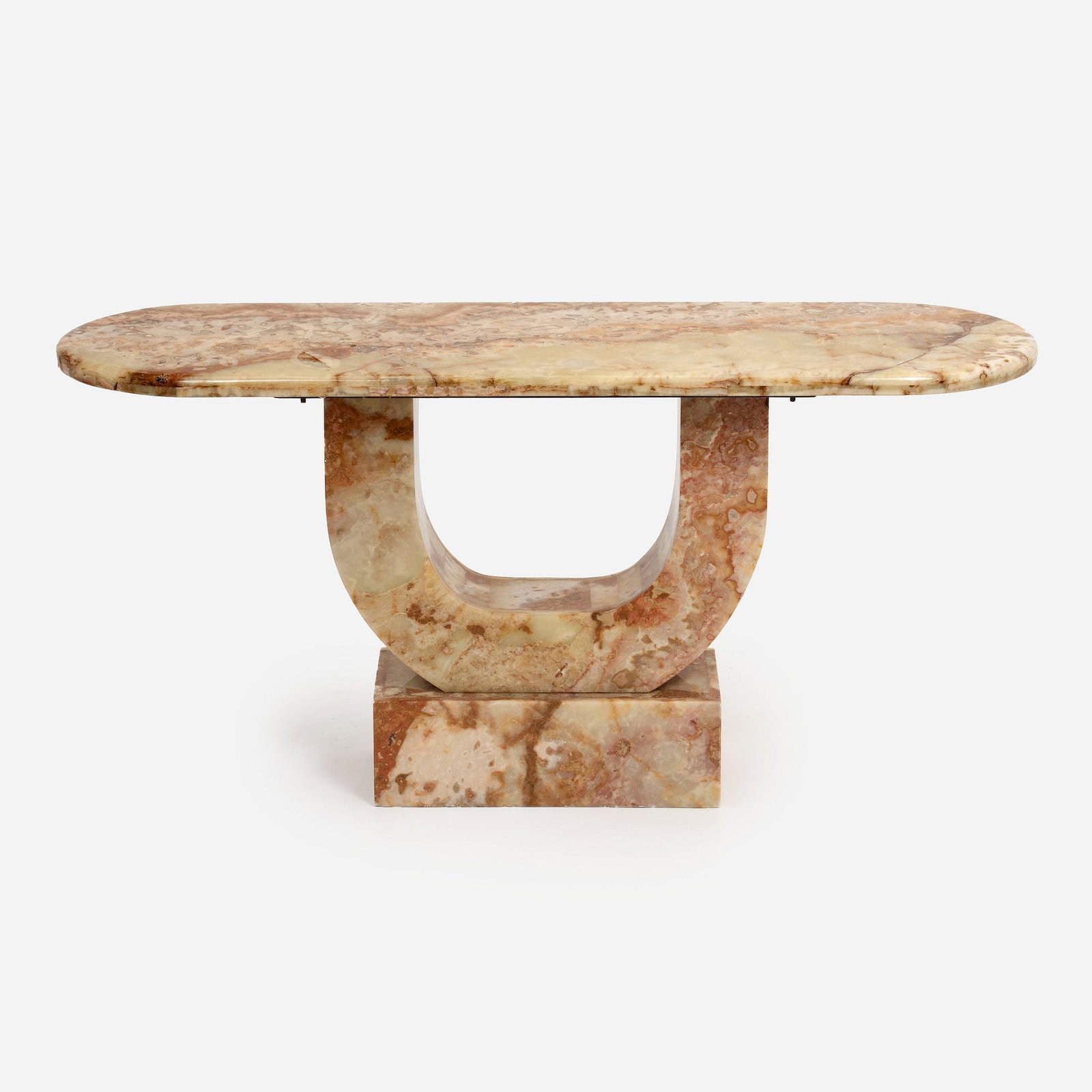 Italian Onyx Console (ca. 1970s) (1 of 9)
