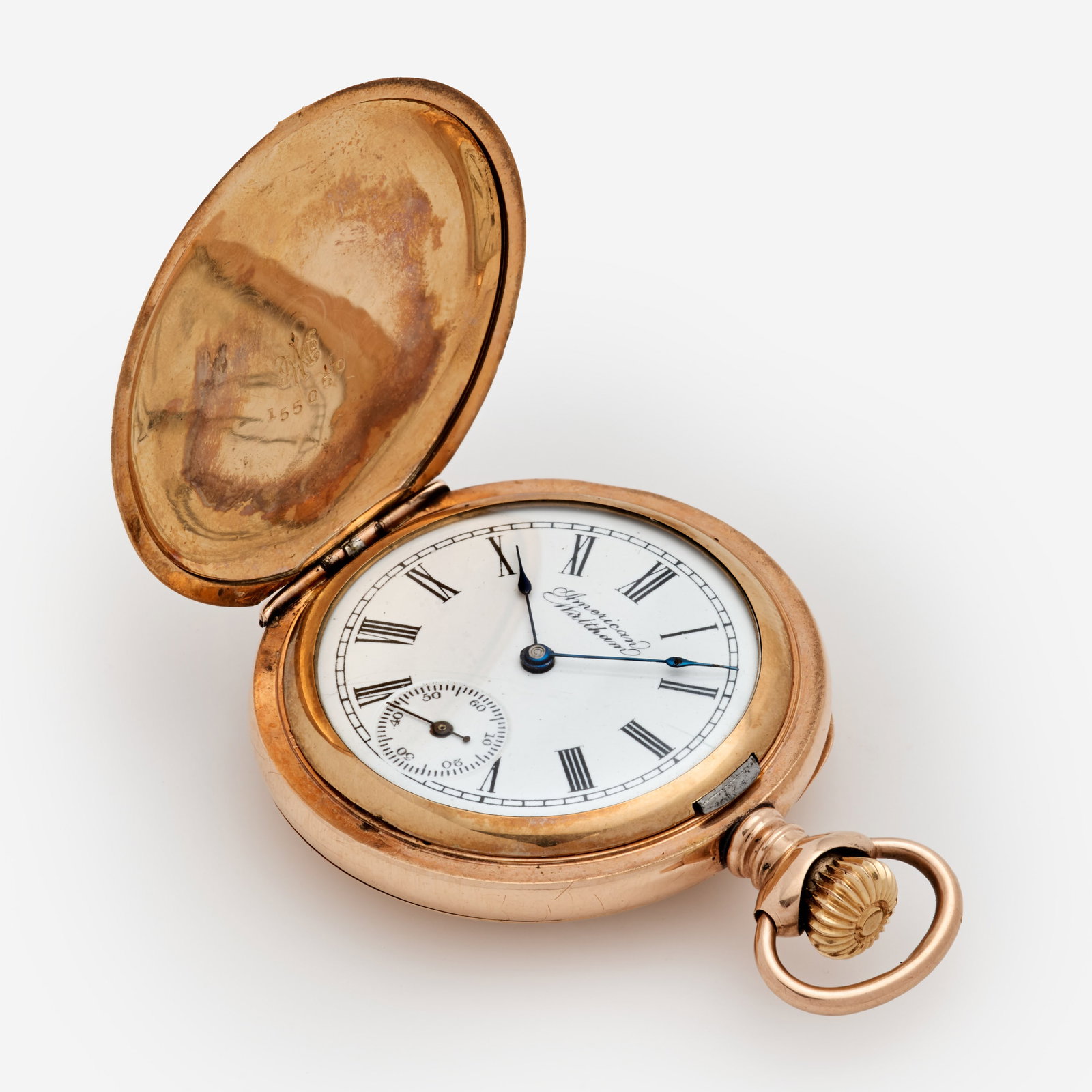 Waltham Pocket Watch w/ Diamond Tri Colored Hunting Case (1 of 11)