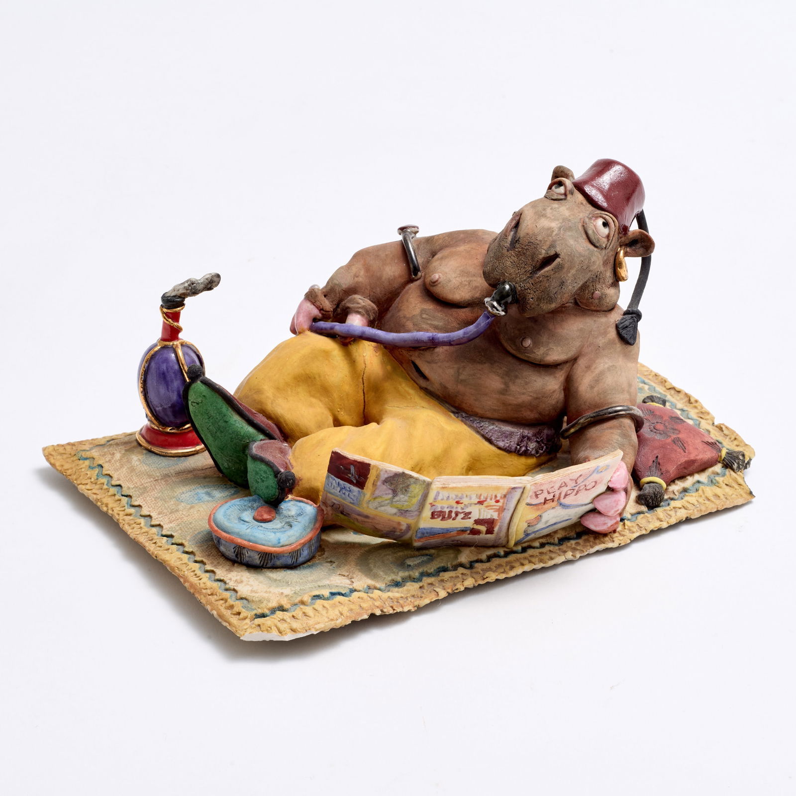 Henry Cavanagh "Pipe Dreams" Ceramic Sculpture (1977) (1 of 9)