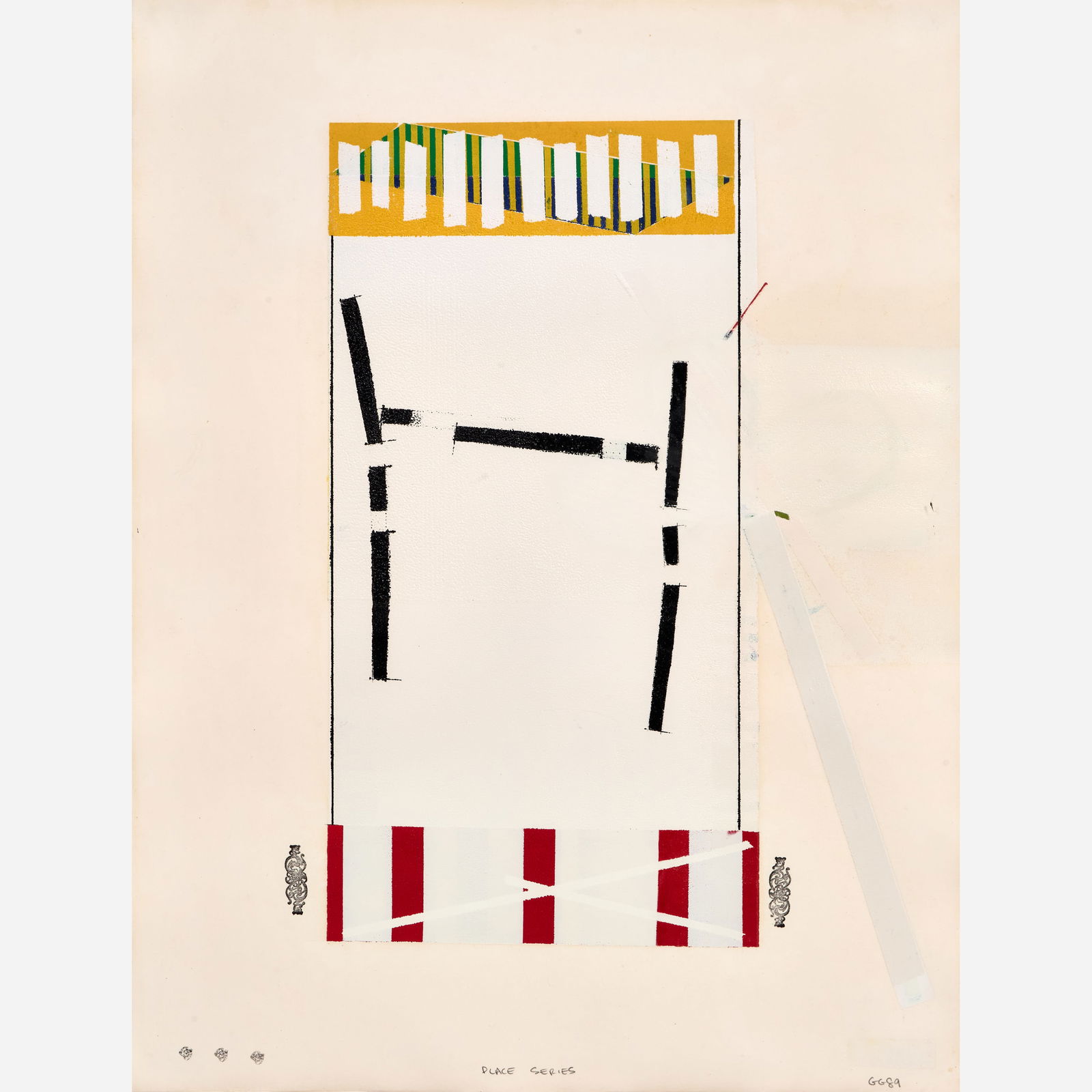 Glenn Goldberg "Place Series" Monotype (1989) (1 of 7)