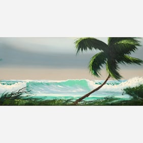 Alfred Hair "Breaking Waves [Jumbo]" Oil on Upson Board