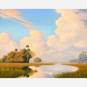 Don D. Brown "Tranquility" Oil on Canvas