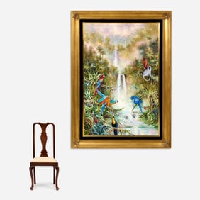 Kirk Randle Monumental Rainforest Oil on Canvas